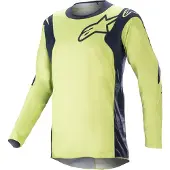 Alpinestars Racer Hoen Maillot MX Vert/Bleu néon L hommes