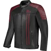 Rusty Stitches Cooper Jacket Rouge,Noir M Homme