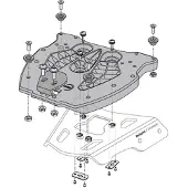 SW-Motech Plaques Adapter Quick Lock VALISE ALU TRAX