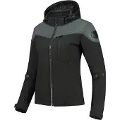 Rusty Stitches Ann, veste textile femme ,Noir/Mauve/Vert ,40