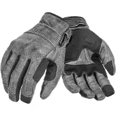 Pando Moto Onyx Black Gants de moto perforés
