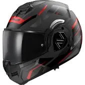 LS2 Helmets FF906 Advant Kuka Mat Noir Red-06 Casque Modulable Taille XS