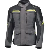 Held Lonborg Top Gris Foncé Noir Néon Jaune Blouson Textile Taille 3XL
