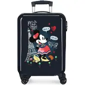 Joumma Disney Minnie Autour du Monde Paris ABS Rollkoffer/Koffer 55cm