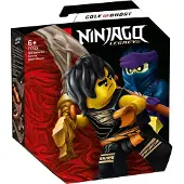 Sonstiges LEGO 71733 NINJAGO Battle Set : Cole vs. Geisterkämpfer, set de jeu avec jouet d'action tournoyant et 2 minifigures de combattants ninja