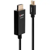 Lindy Câble actif Mini DisplayPort vers HDMI avec HDR 2m