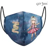 Safta Masque hygiénique réutilisable en tissu Gorjuss Pour Enfants Bleu