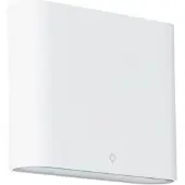 QAZQA Applique murale d'extérieur moderne blanche 11,5 cm avec LED - Batt