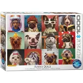 Eurographics Puzzle Chiens rigolos 1000 pièces