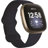 Fitbit Versa 3 Or/Bleu