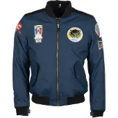 Helstons LYNX Tissu Nylon Bleu Blouson Taille L