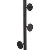 Beliani Porte-manteau noir NOTUS