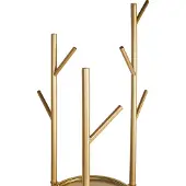 Beliani Porte-manteau doré RALTSON