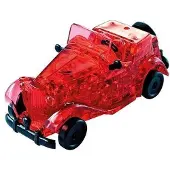 Hcm kinzel HCM59135 - Crystal Puzzle : 3D Oldtimer - Rouge, 53 pièces (DE, EN), dès 14 ans (53 pièces)