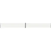 vidaXL Marquise latérale extensible Crème 117x1200 cm