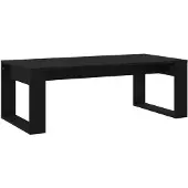 vidaXL Table basse noire 102x50x35 cm Bois composite