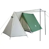 vidaXL Tente de camping 3 personnes Vert Imperméable