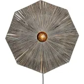 Good&Mojo - Applique Panama - Gris foncé - 65x7x65cm