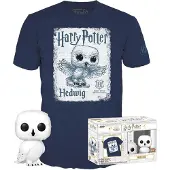 Funko POP! Pop! Harry Potter - Figurki Hedwig z Koszulką Premium Set POP & Tee