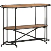 vidaXL Table console 110x42x76 cm bois massif d'acacia