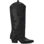 Xti pour femme. 14341603-NEGRO Bottes 143416 Noir (38), 5 à 8 cm, Fermeture éclair, Casuel