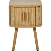 Beliani Table De Chevet Bois Clair Selah
