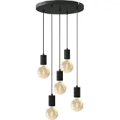 Calex Lampe suspendue Retro 5 lumières