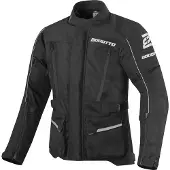 Bogotto Tampar Tour blouson textile moto étanche, noir, L