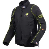 Rukka Veste pour femme Traverina Veste textile Noir/Jaune 46 femmes
