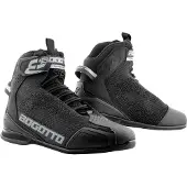 Bogotto Tokyo Perforé Noir Chaussures de Moto Taille 44