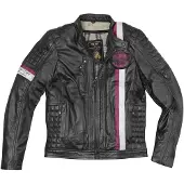 Black-Cafe London Barcelona Veste en cuir de moto