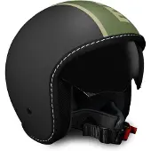 Momo MOMODESIGN Blade Jet casque noir mat / militaire vert