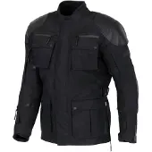 Merlin Veste textile pour moto Sayan D3O, noir, S