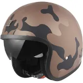 Bogotto V537 Camo Marron Casque Jet Taille S