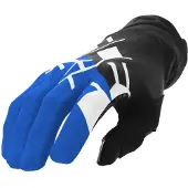 Acerbis MX Linear Gants Motocross Noir Bleu Taille M