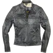 Black-Cafe London Shona II Veste en cuir de moto dames