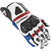 Bogotto Grand Champ Gants Blanc Rouge Bleu Taille S