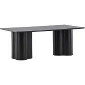 Ebuy24 Olivia table basse noir.