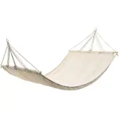 vidaXL Hamac couleur crème 210 cm x 150 cm