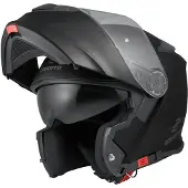 Bogotto V271 Casque de moto à visière relevable, noir, XS
