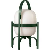 Santa & Cole Cestita Alubat Lampe Portable d'Extérieur English Green