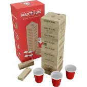 Mad party games : jeu à boire MadBlox - Tour en bois avec 108 défis