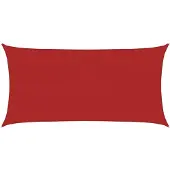 vidaXL Voile d'ombrage 160 g/m² Rouge 2x4 m PEHD