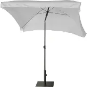 Platinum Parasol Platinum Aruba Volant Light Grey (200 x 130 cm)