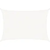 vidaXL Voile d'ombrage 160 g/m² Blanc 3x4,5 m PEHD