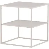 Ebuy24 Netz table basse , table d'appoint beige.