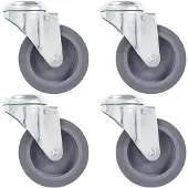 vidaXL 16 pcs. Roulettes pivotantes avec trou d'axe 75 mm
