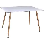 Ebuy24 Polar table de salle à manger 75x120 cm blanc.