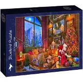 Bluebird Puzzle Puzzle Christmas Lodge - 1000 pièces