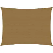 vidaXL Voile d'ombrage 160 g/m² Taupe 2x3 m PEHD